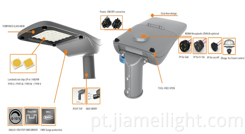 Casting LED street light3